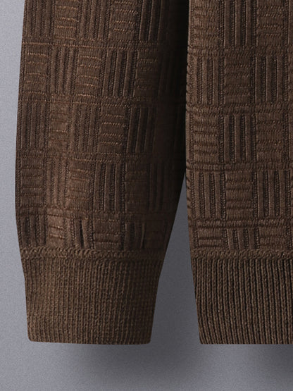 Winter New Men's Casual Sweater Round Neck Plus Thick Base Warm Sweater Best Sellers