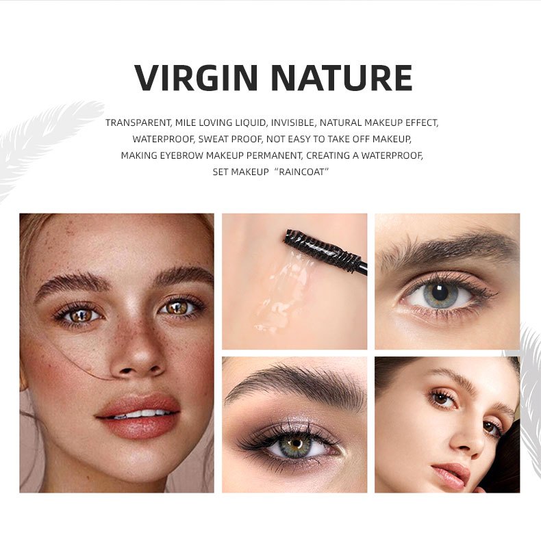 DIMSHOW Waterproof Eyebrow Gel - Long-Lasting, Sweat-Resistant Setting for Flawless Brows - Ideal Valentine's Day Gift for Women