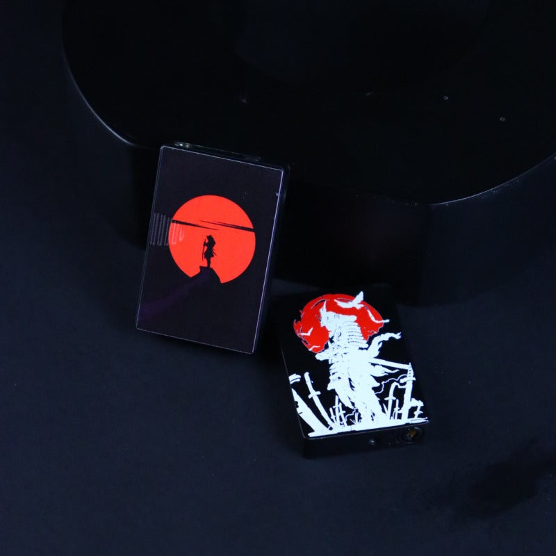 Inflatable Windproof Green Flame Lighter With Money Detector Light