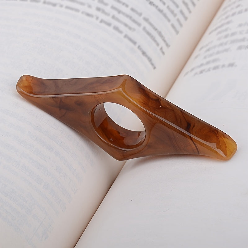 Premium Resin Bookmark Book Stand - Creative Thumb Reading Aid & Page Holder