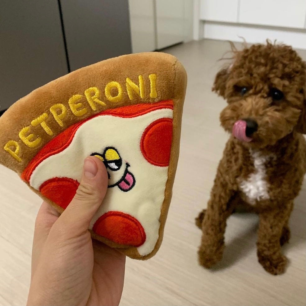 Pet Dog Pizza Sound Cute BB Call Sounding Toy