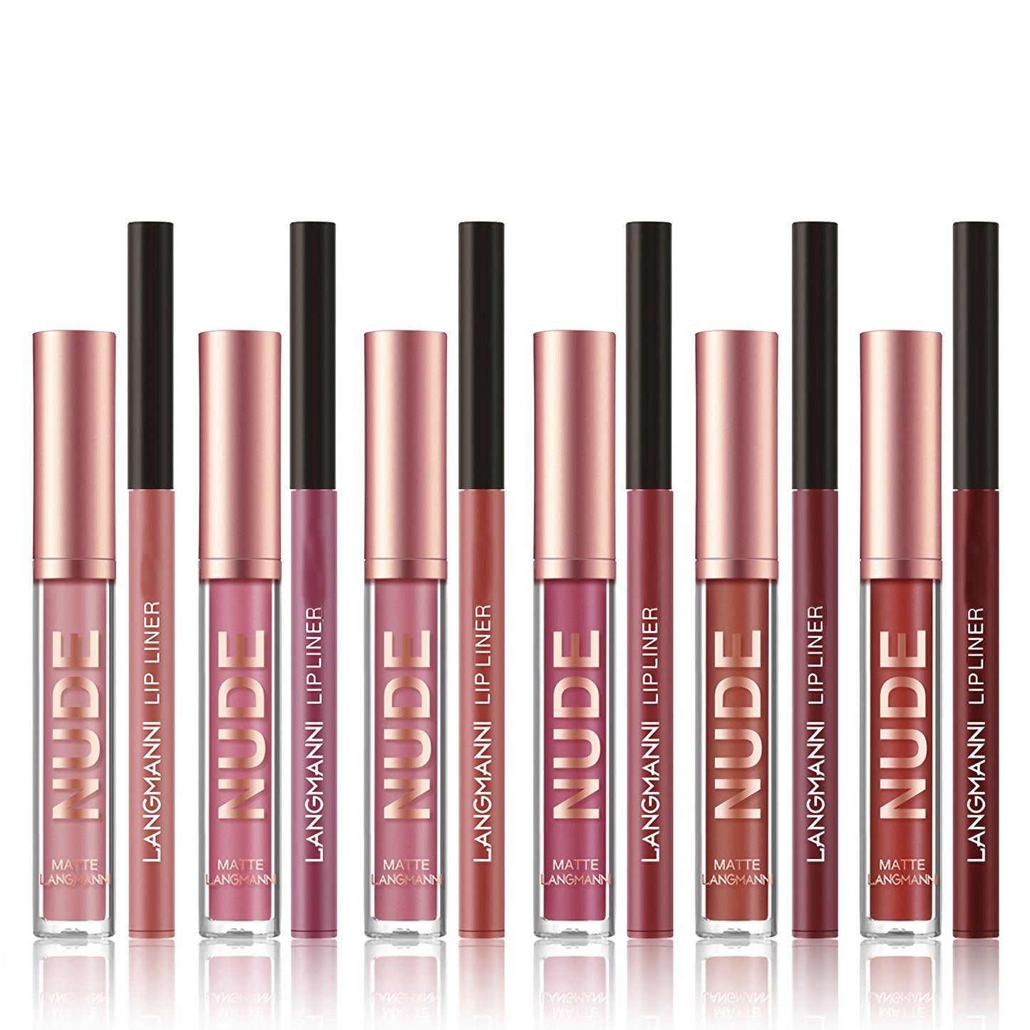 Combination Set of Lip Liner and Lip Gloss