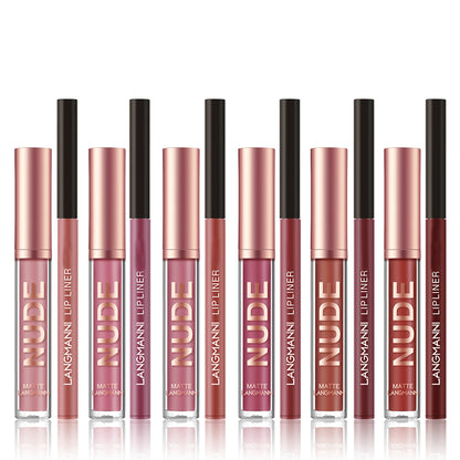 Combination Set of Lip Liner and Lip Gloss