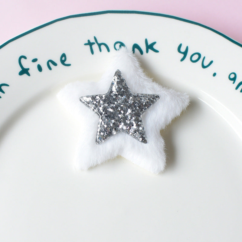 Cute Plush Star Charm - Decorative Accessories for Hair, Shoes & Phone Cases