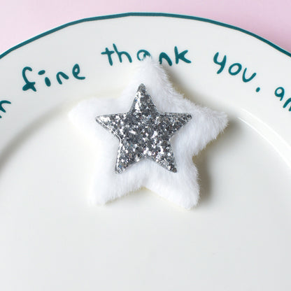 Cute Plush Star Charm - Decorative Accessories for Hair, Shoes & Phone Cases