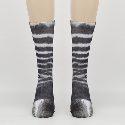 3D Animal Foot Print Socks Printed Socks