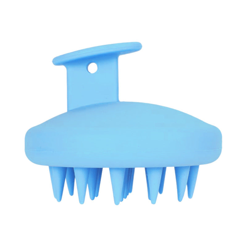 Silicone Shampoo Brush Head And Scalp Cleaning