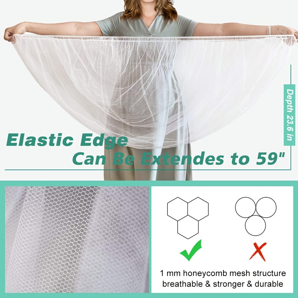 Premium Baby Stroller Mosquito Net - Universal Fit Bug Protection for Strollers, Bassinets & Cribs