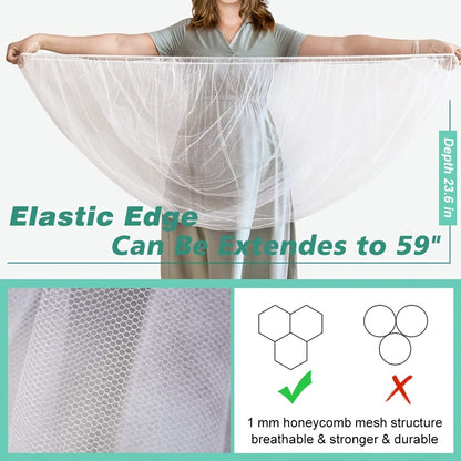 Premium Baby Stroller Mosquito Net - Universal Fit Bug Protection for Strollers, Bassinets & Cribs