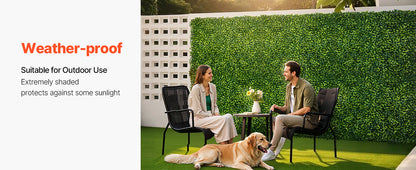 VEVOR Artificial Grass Wall Panels 40/60 x 120in Milan Grass Greenery Boxwood Panel for Outdoor Decor Hedge Screen for Garden