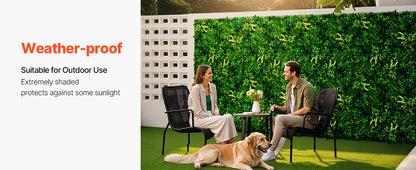 VEVOR Artificial Grass Wall Panels 3D Combination Greenery Boxwood  Panel for Privacy Backdrop Wall Hedge Screen for Garden