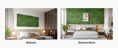 VEVOR Artificial Grass Wall Panels 40/60 x 120in Milan Grass Greenery Boxwood Panel for Outdoor Decor Hedge Screen for Garden