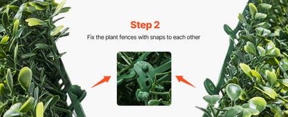 VEVOR Artificial Grass Wall Panels 40/60 x 120in Milan Grass Greenery Boxwood Panel for Outdoor Decor Hedge Screen for Garden