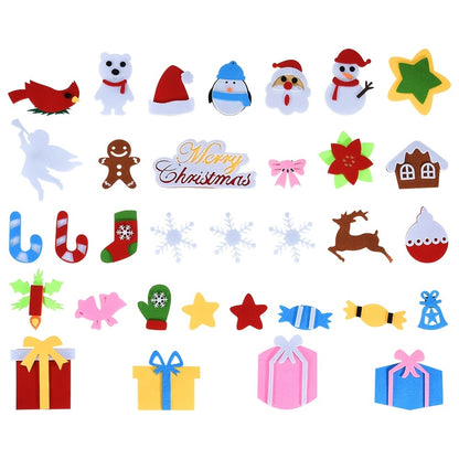 Felt Christmas Tree Or Snowman Holiday Decoration, Perfect For Homes, Classrooms, Offices, And Party Venues, Versatile Seasonal Decor, Festive Wall Art, Christmas Decorations, Best For Christmas, Ch