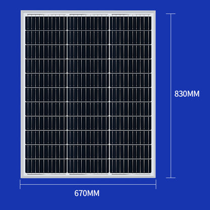 Solar Panel Aluminum Frame Single Polycrystalline Household