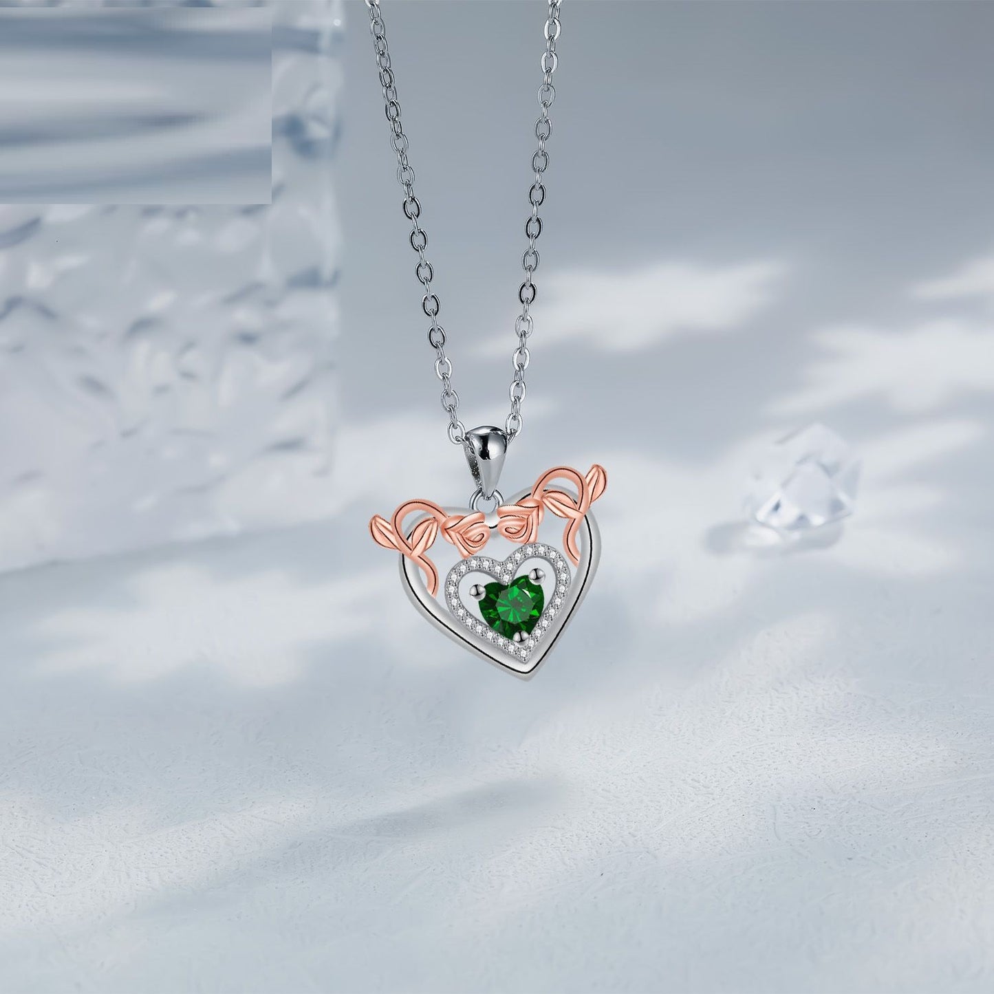 Love Rose Pendant Valentine's Day Gift High Sense