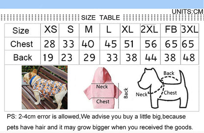 Dog Summer Printed Vest Clothes