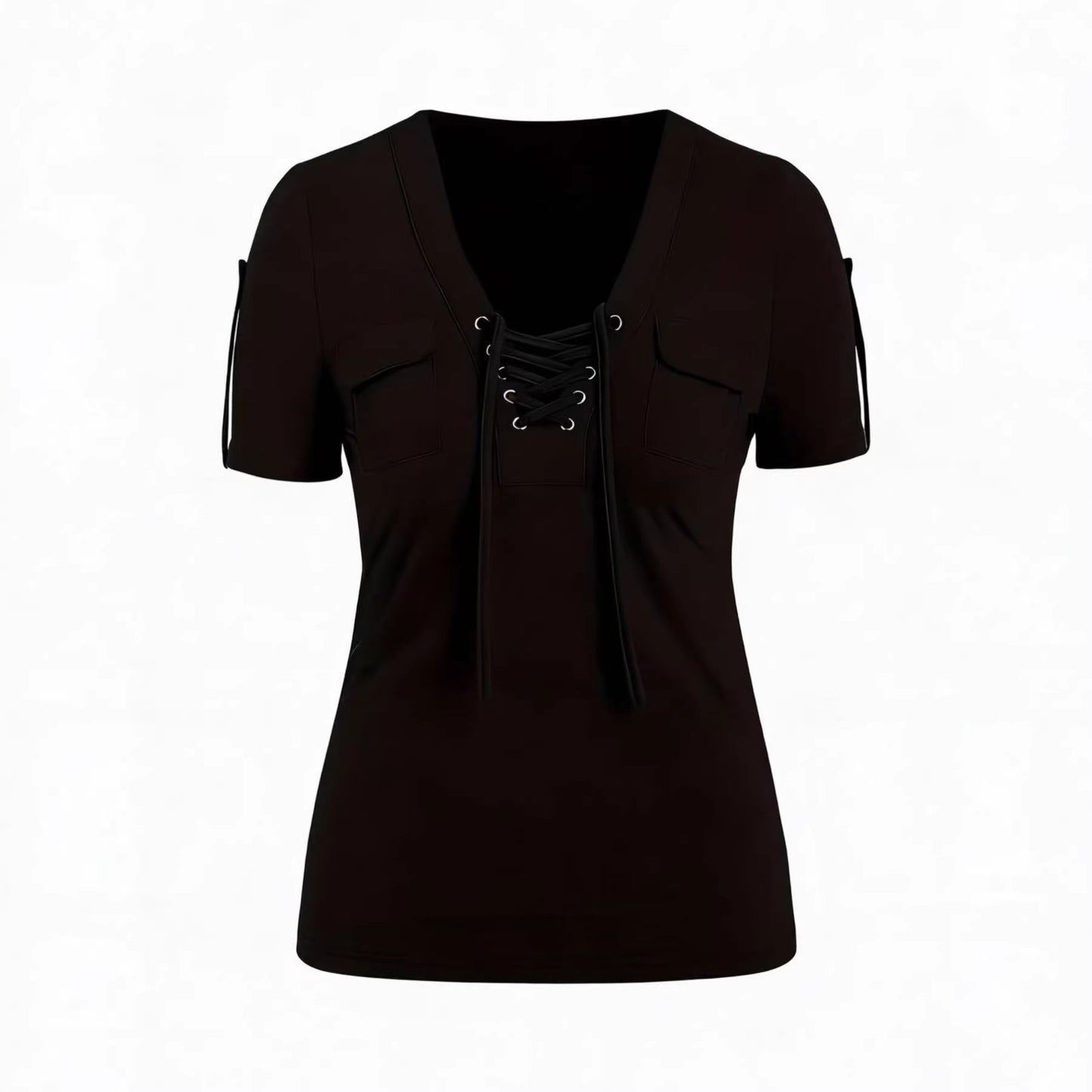 Fashionable Casual Women's Short-sleeve Top