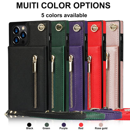 Mobile Phone Case Leather Messenger Protective Cover