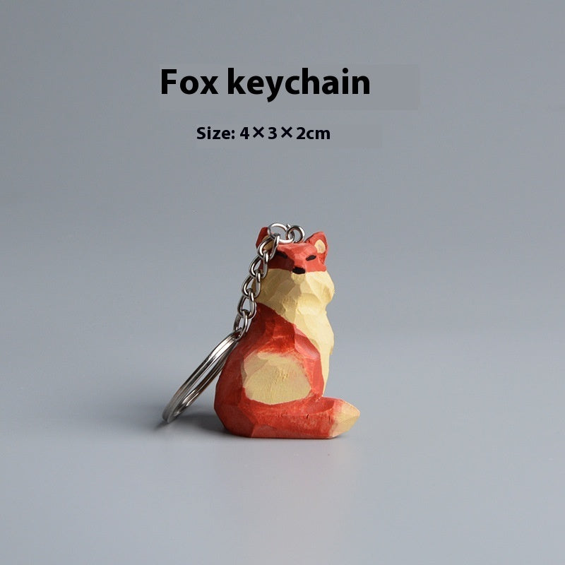 Handmade Wooden Cat Figurine - Artisan Carved Wood Cat Sculpture Home Decor Gift