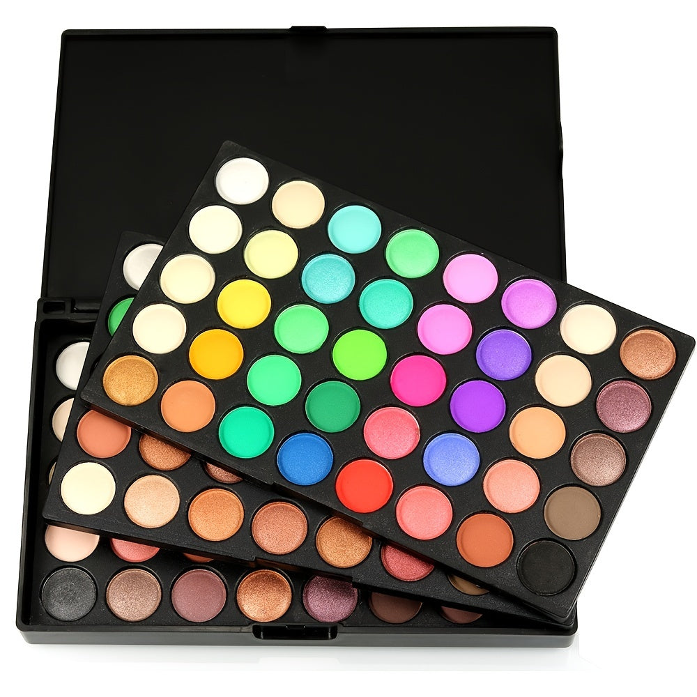 POPFEEL Mini Eyeshadow Palette - 19+ Colors Professional Glitter Eye Shadow Set for Festivals & Events