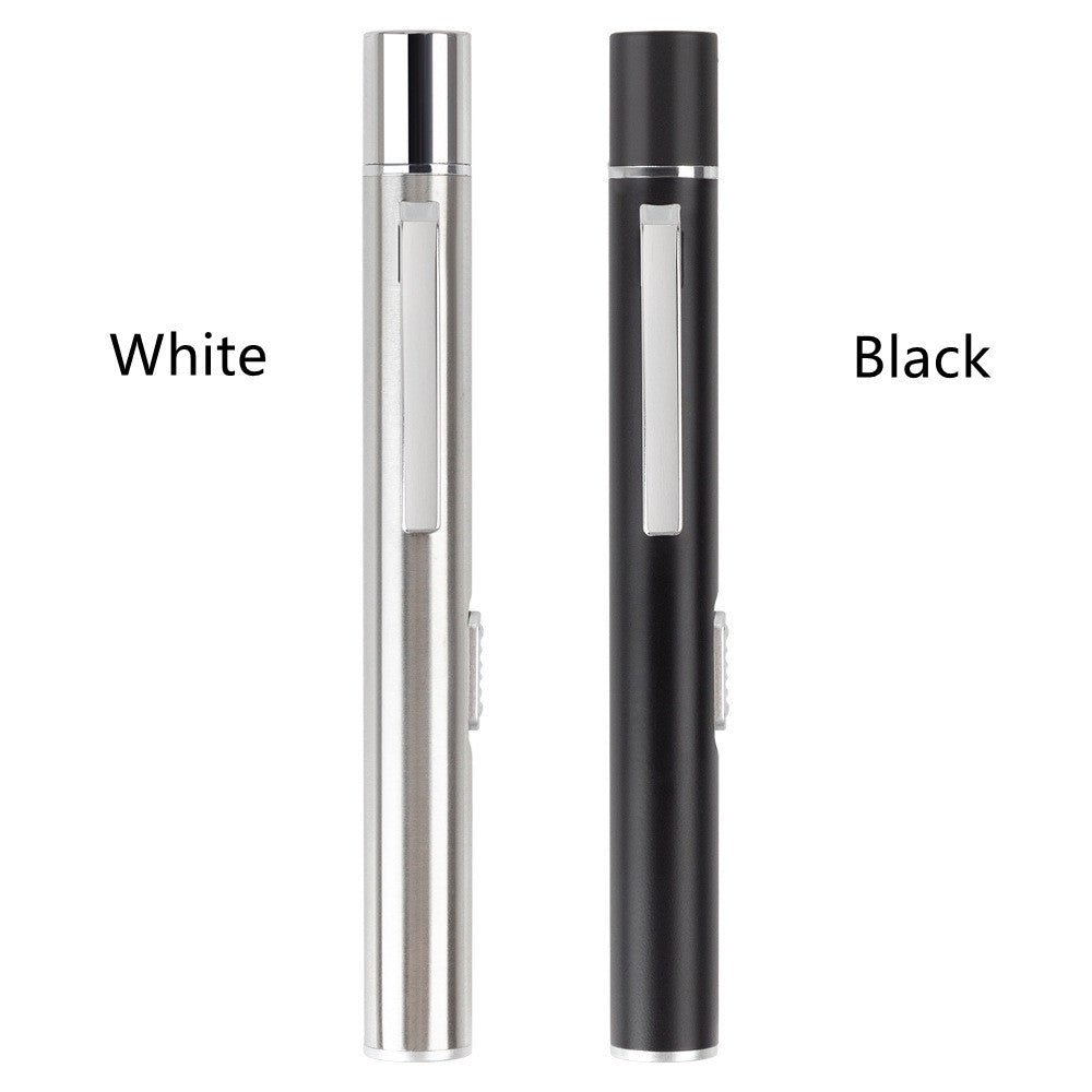 White Yellow Light Dual Light Source Oral Morning Inspection Flashlight