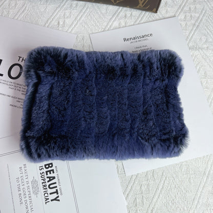 Women's Versatile Fur Snood Warm Scarf