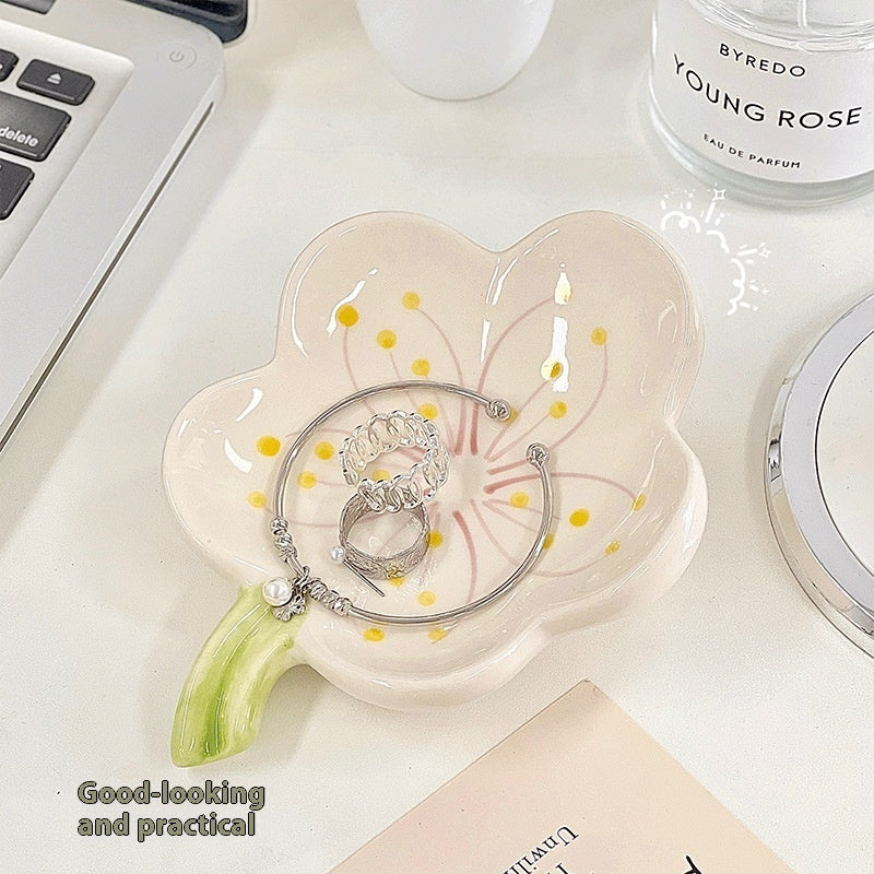 Cute Girl's Valentine's Day Birthday Gift Small Night Lamp Storage Box Tray