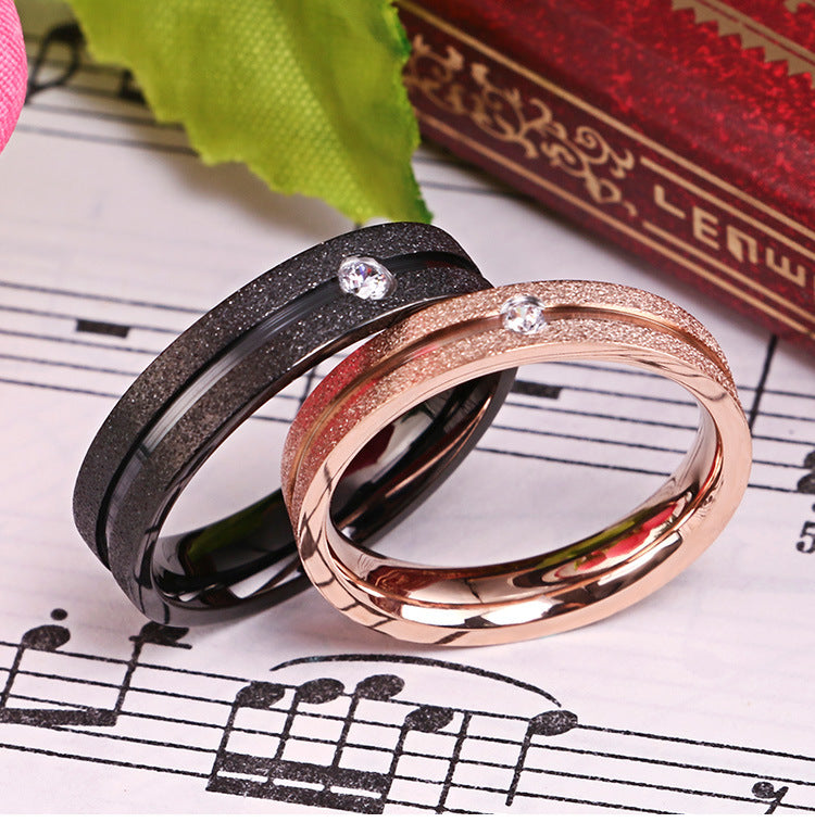 Couple Rings Japanese And Korean Style Rose Gold Bracelets