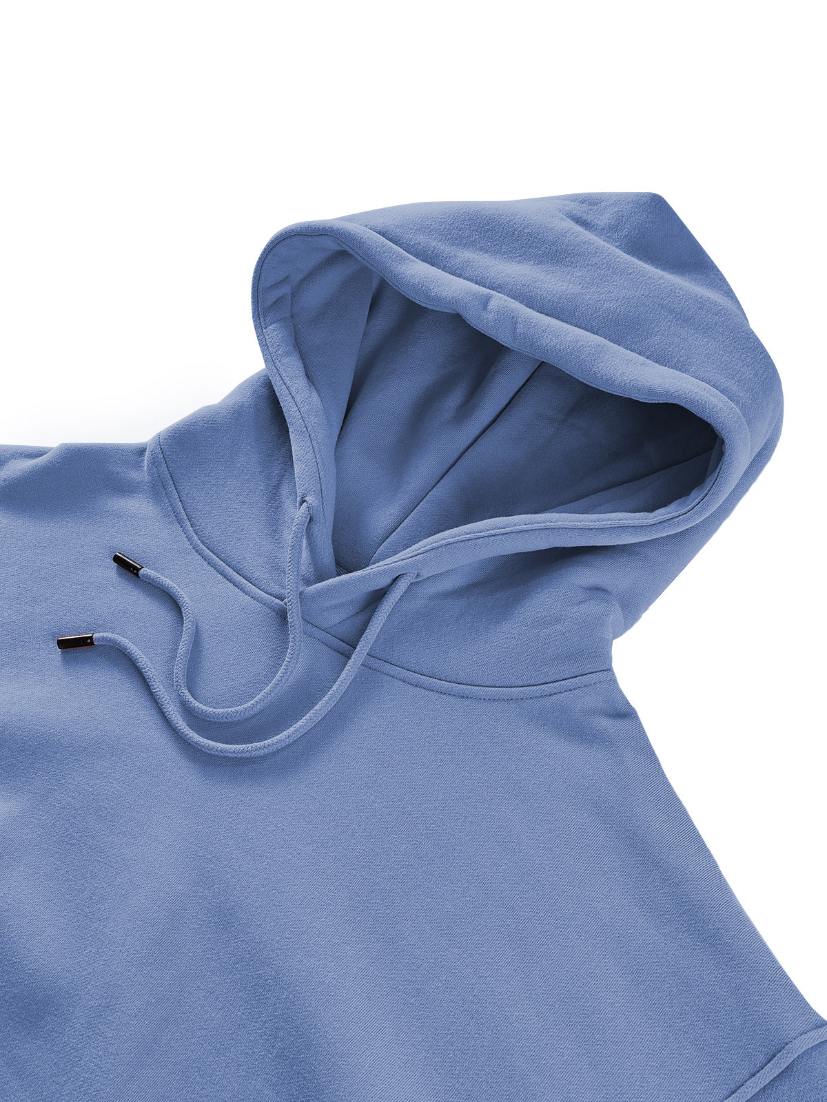 Herren-Kapuzenpullover in Himmelblau, lässiges Sweatshirt aus Polyester und Baumwolle, Oversized