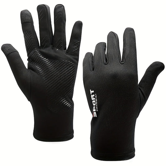 Men'S & Women'S Winter Cycling Gloves - Thermal, & Touchscreen Compatible, Full-Hand Coverage with Ergonomic Design for Cycling, Running, Hiking, Outdoor Activities, Sleek Glove Design, Durable Glove Material