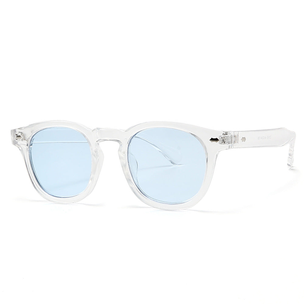 New Simple Sunglasses Round Rim Sunglasses