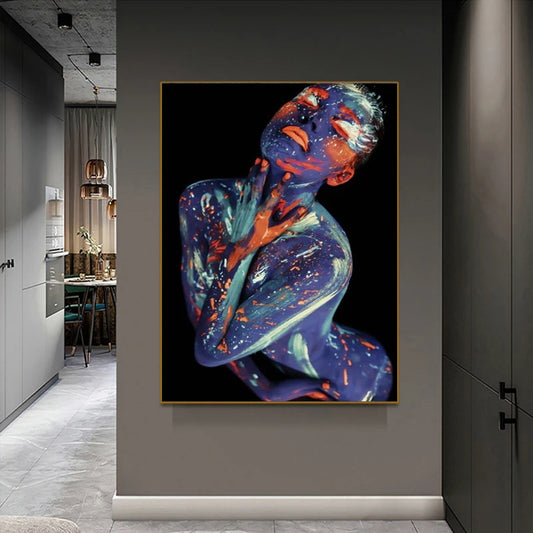 Living Room Decorated Canvas Painting