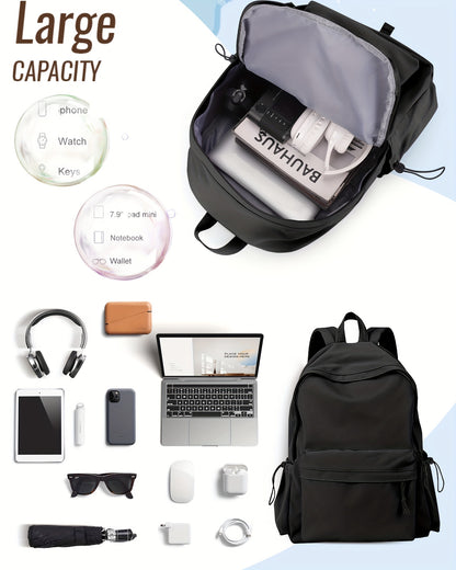 Premium Lightweight Laptop Backpack - Casual School & Work Bag for Men & Women