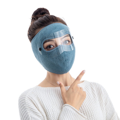 Women's Thickened Dust-Proof Neck-and-Ear-Protecting Winter Cycling Mask