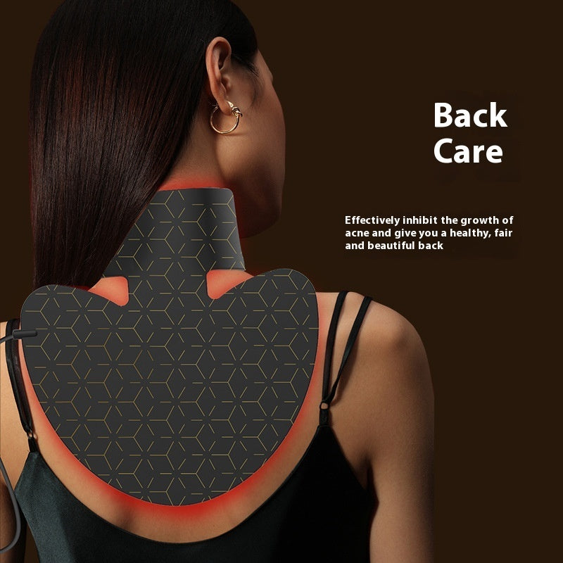 Neck Silicone Mask Led Red Blue Light Beauty Skin Rejuvenation