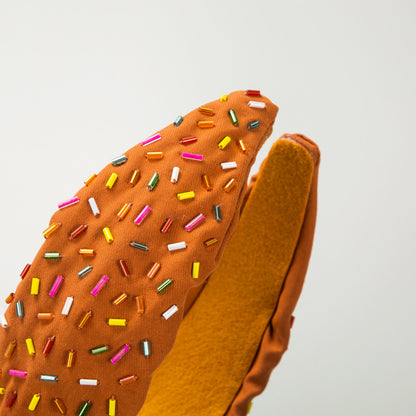 Fashion Hand-stitched Glass Tube Headband Temperament