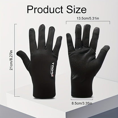 Men'S & Women'S Winter Cycling Gloves - Thermal, & Touchscreen Compatible, Full-Hand Coverage with Ergonomic Design for Cycling, Running, Hiking, Outdoor Activities, Sleek Glove Design, Durable Glove Material