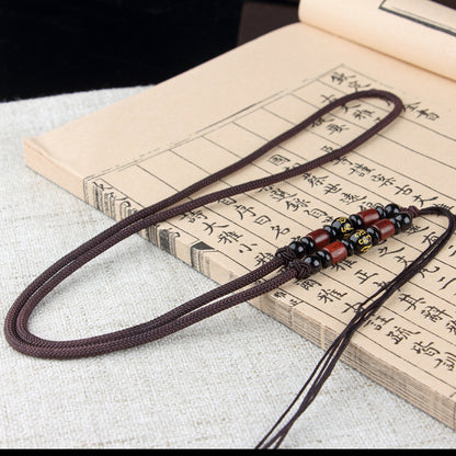 Braided Multicolor Neck Cord