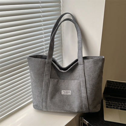 Large-capacity Corduroy Tote Bag For Women