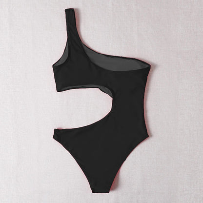 Women's Beach Vacation Sexy Fashion Bikini One Piece Swimsuit