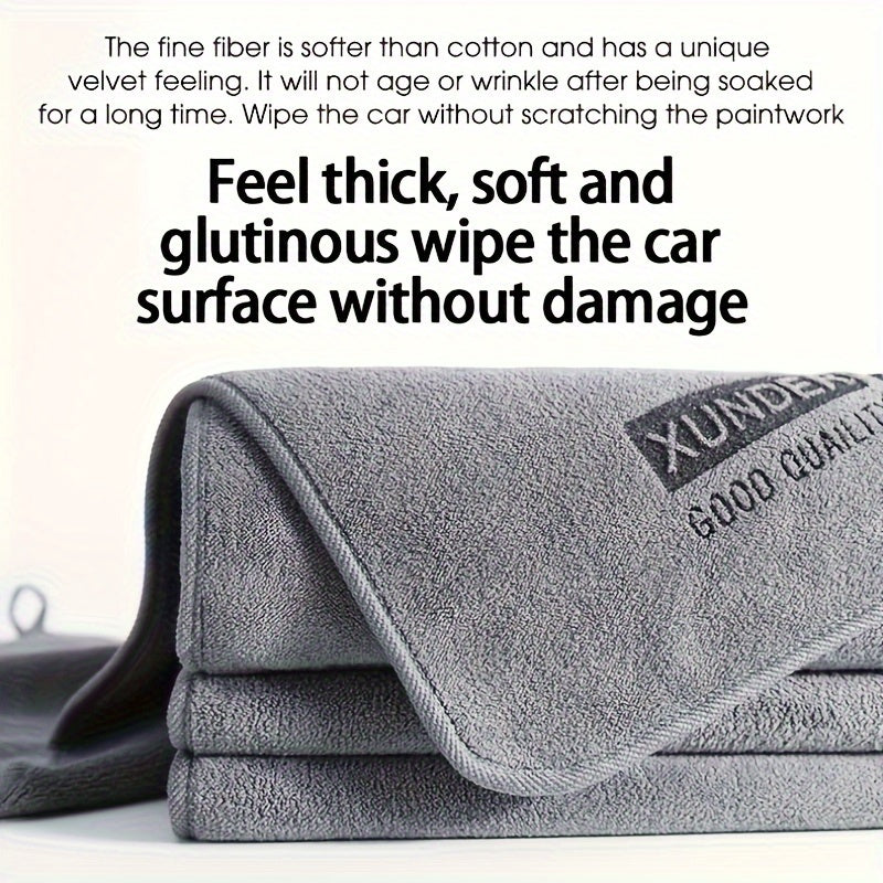 Supreme Microfiber Car Wash Towel - Double-Sided, Super Absorbent, No Shedding, Extra Thick for Professional-Grade Car Care