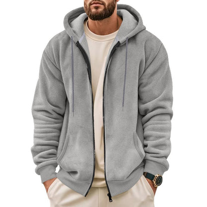 Fashion Casual Zippered Hooded Sweatshirt For Men
