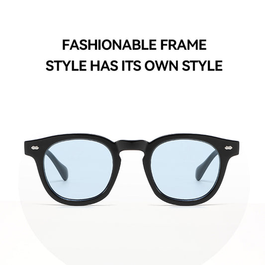New Simple Sunglasses Round Rim Sunglasses