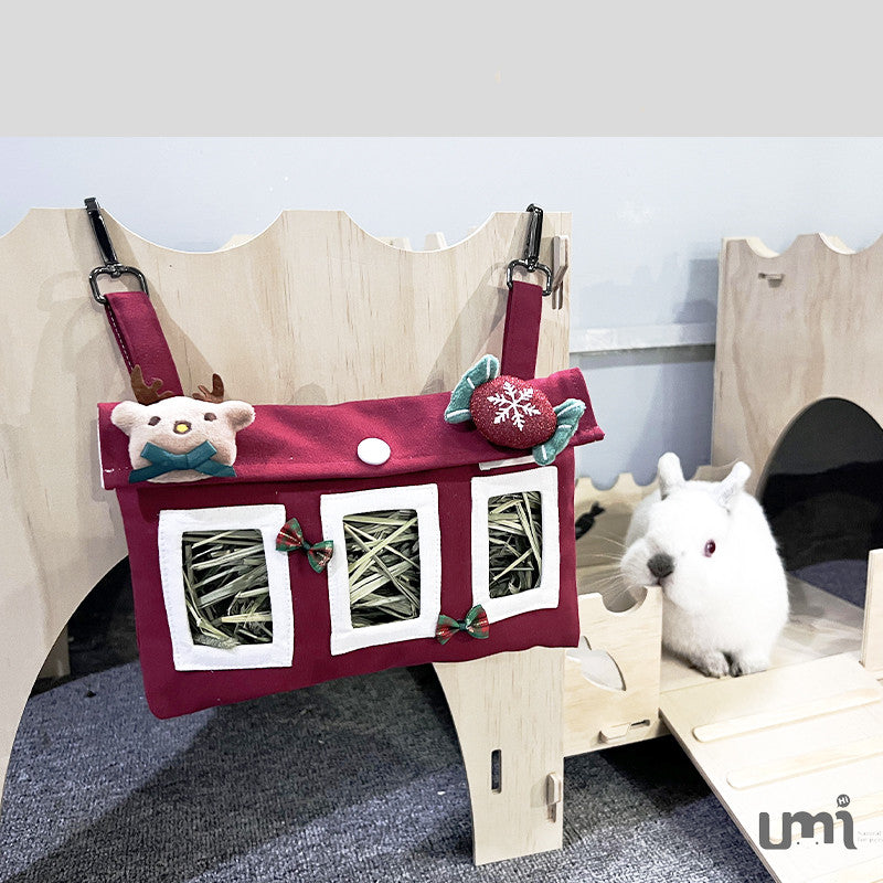 Rabbit Large Capacity Canvas Straw Bag