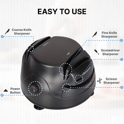 Professional Electric Knife Sharpener - 4-Stage Sharpening System by WANVOAPLS