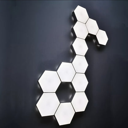 Hexagonal LED Wall Lights 6-Pack - Touch Control Modern Ambient Lighting