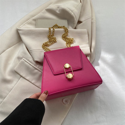 Simple Retro Ins Western Style Women's Bag Korean Style Personalized Ins Chain Messenger Bag