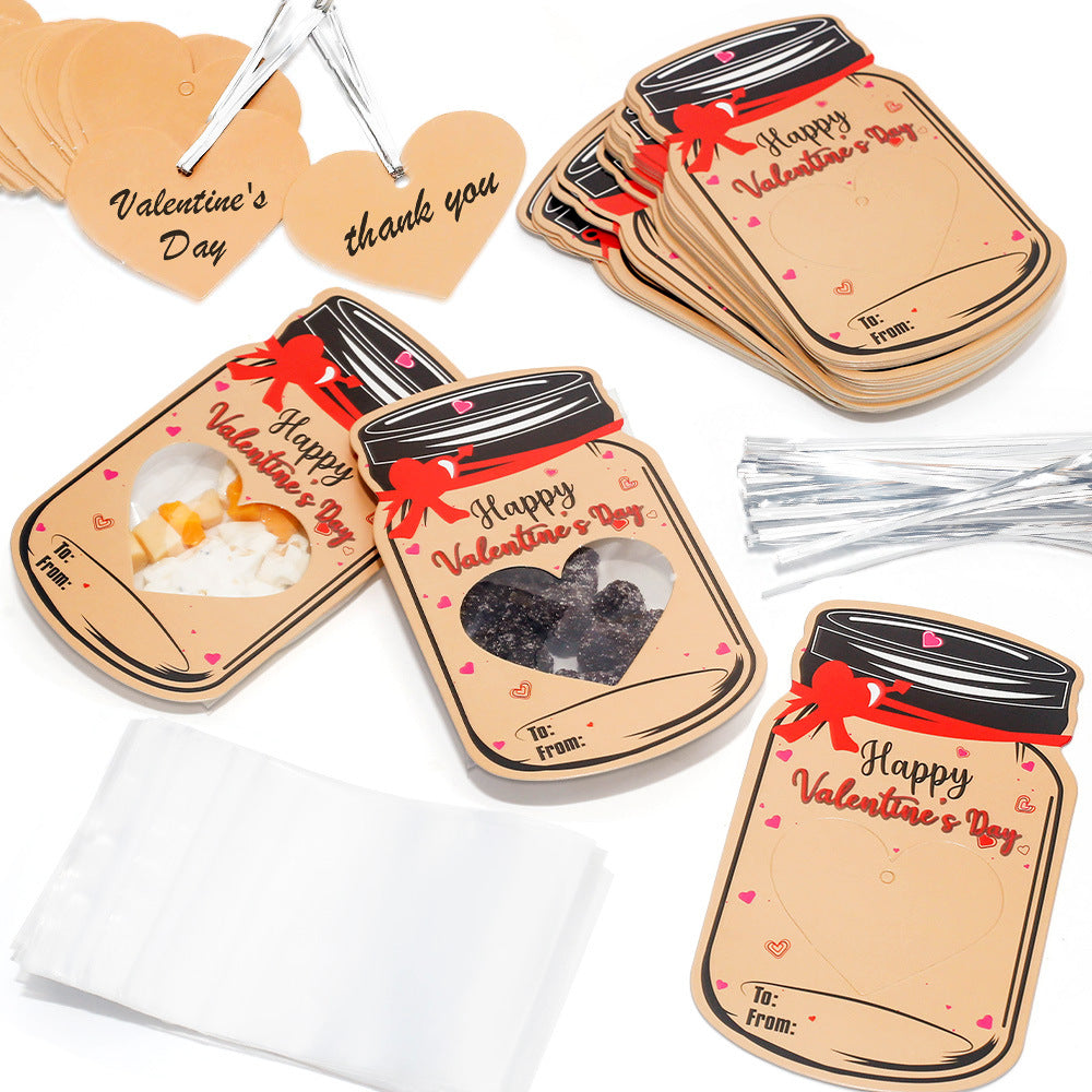 Children's Valentine's Day Gift Suit Greeting Card