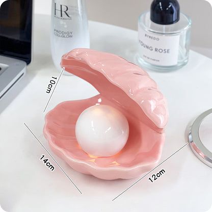 Cute Girl's Valentine's Day Birthday Gift Small Night Lamp Storage Box Tray